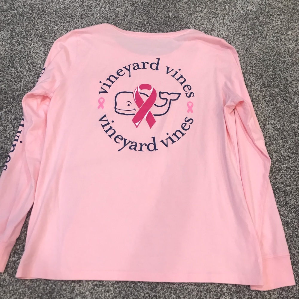 vineyard vines breast cancer awareness shirt - Picture 3 of 4